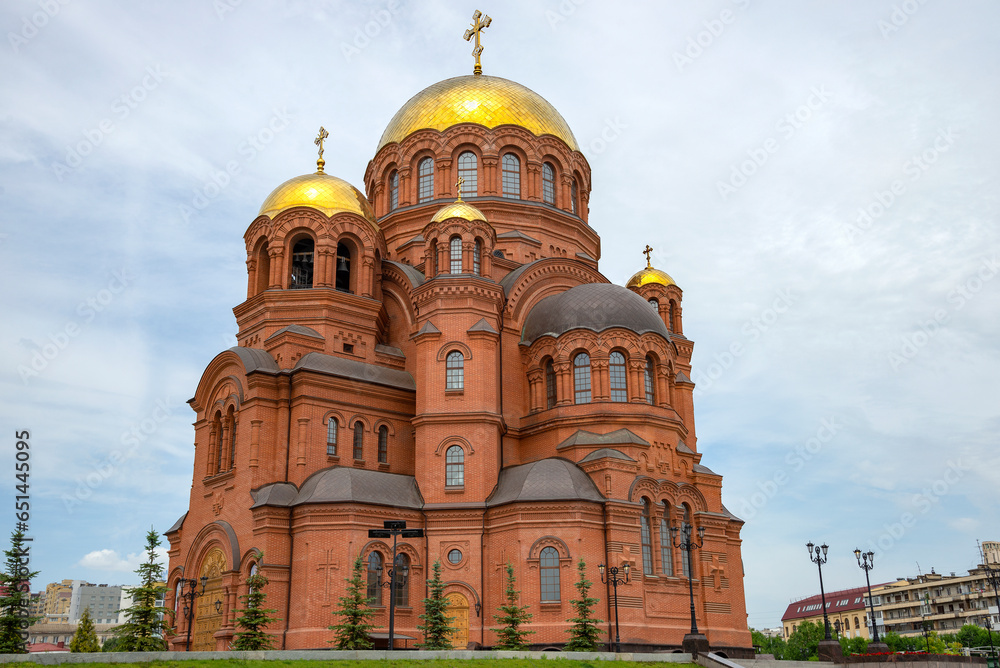 Alexander Nevsky Cathedral close-up. Volgograd