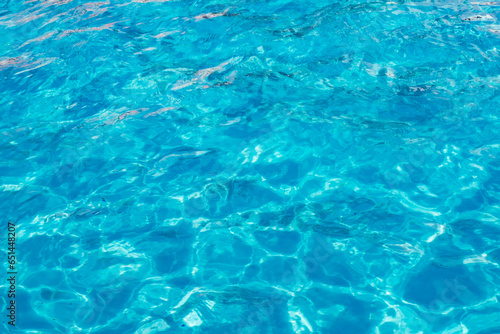 clear blue water swimming pool background