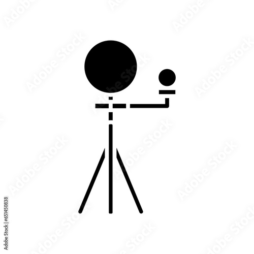 heliograph glyph icon