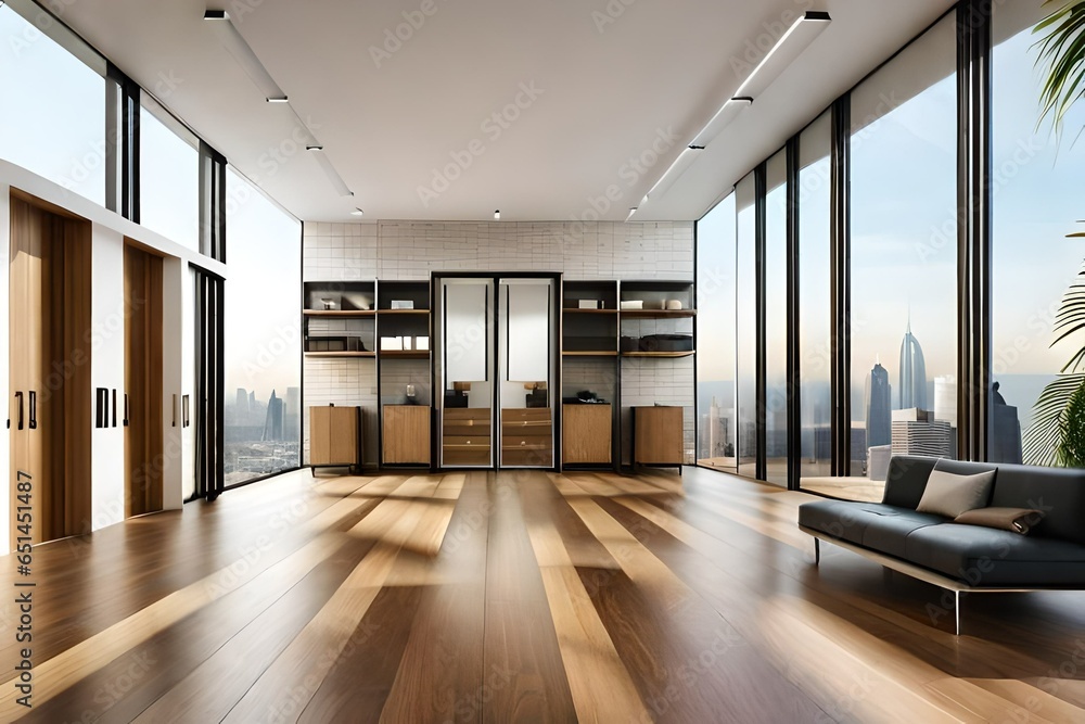 modern office interior with office modern office interior with office