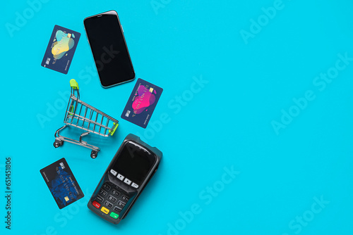 Shopping cart with payment ...