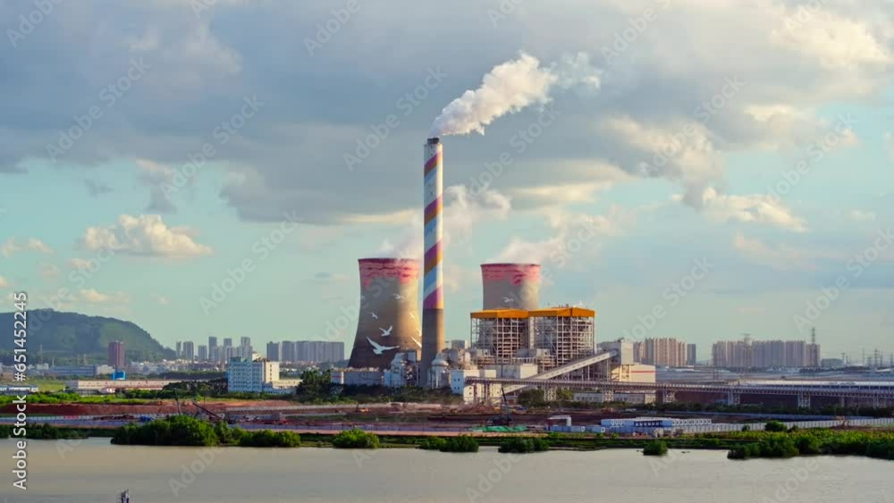 cooling tower of the thermal energy plant cooling tower of the thermal energy plant