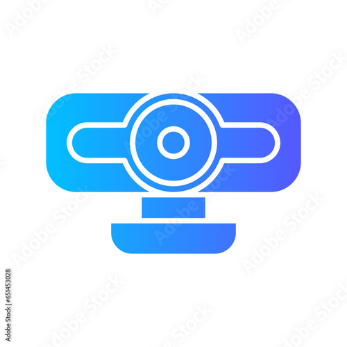 webcam gradient icon