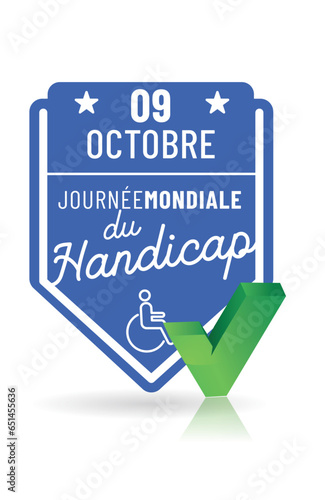 journée mondiale du handicap le 9 octobre