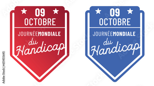 journée mondiale du handicap le 9 octobre