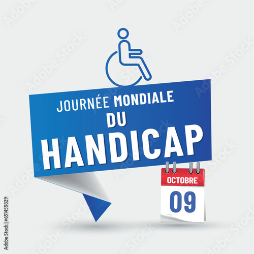 journée mondiale du handicap le 9 octobre
