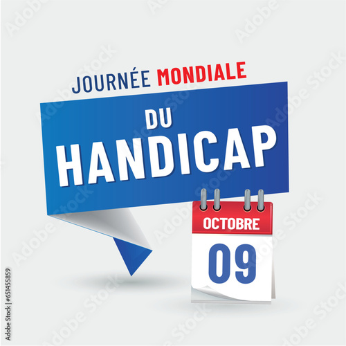 journée mondiale du handicap le 9 octobre