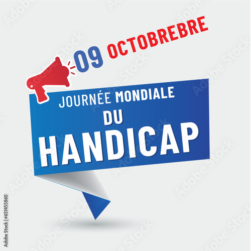 journée mondiale du handicap le 9 octobre