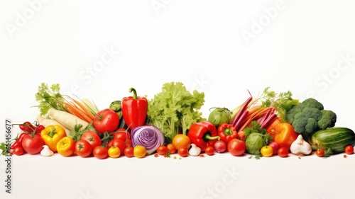 bright vegetables and fruits and other products. world vegan day. world vegetarian day. world food day © StraSyP