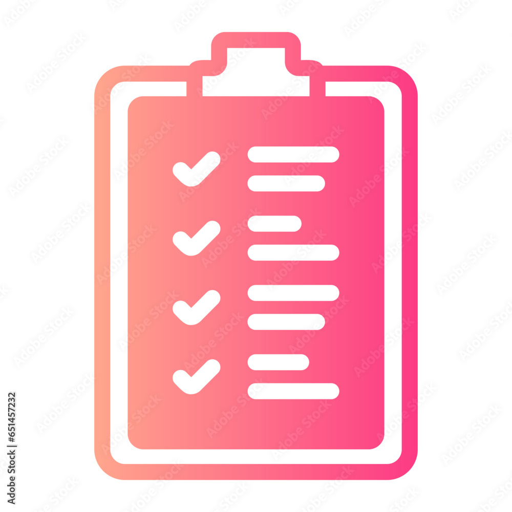 checklist gradient icon checklist gradient icon
