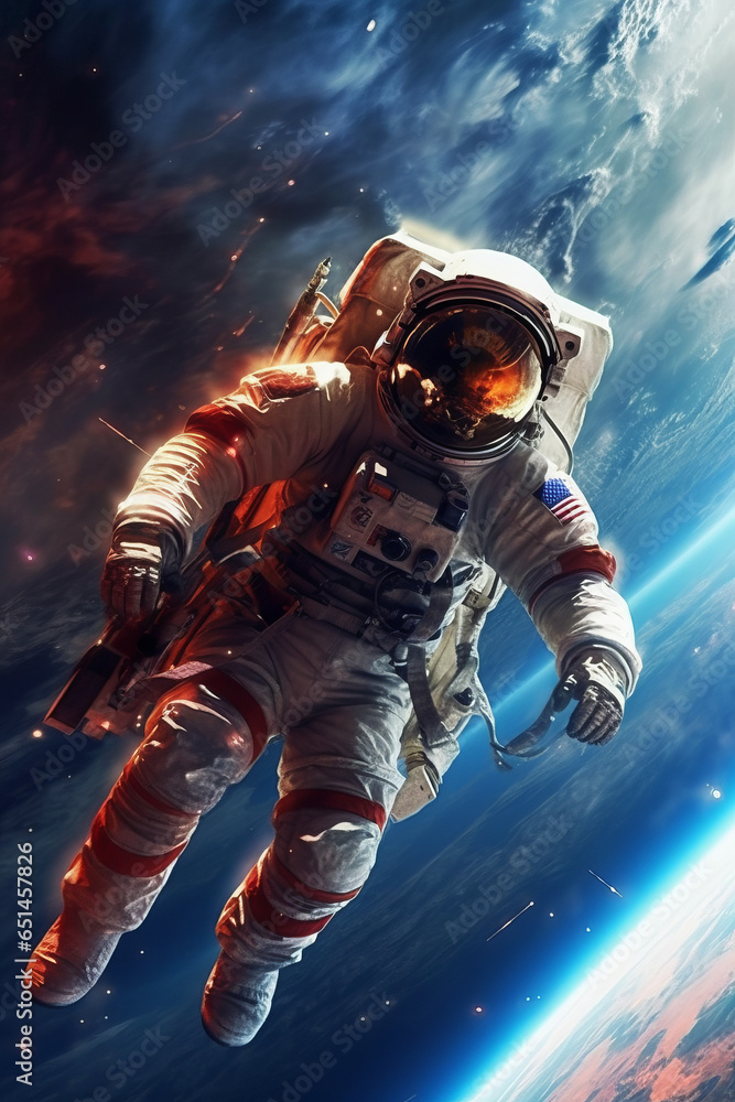 Fototapeta premium Astronaut - Elements of this Image.
