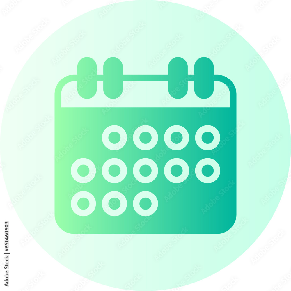 calendar gradient icon calendar gradient icon