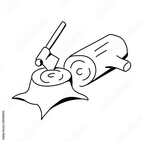 Deforestation or forest loss Icon