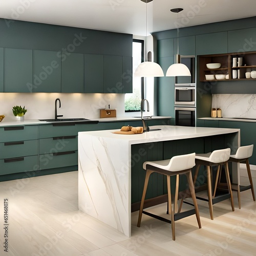 modern kitchen interior