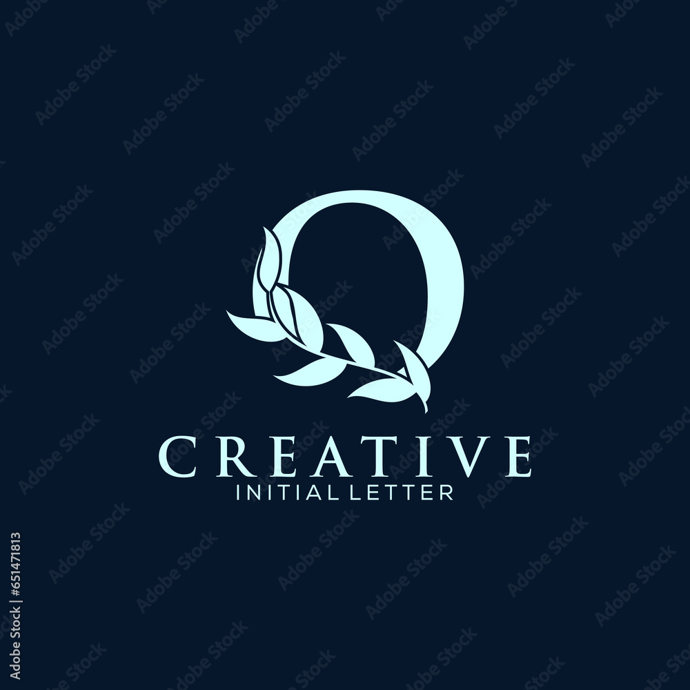 Initial Letter O and Floral Logo vector, Botanical Minimalistic Letter Feminine Logo design template Initial Letter O and Floral Logo vector, Botanical Minimalistic Letter Feminine Logo design template