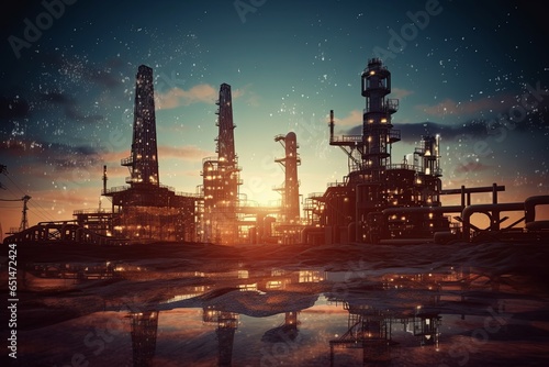 Oil gas industry business. Generative AI 