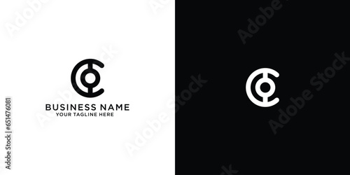Illustration modern abstract table  logo design template