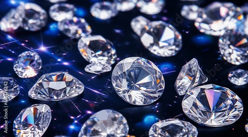 shiny crystal on abstract backgrounnd, luxury jewelry stonne on luxury background, luxury diamond, shining diamond