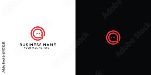 Inital letter C for Chat Logo. Chatting Logo App. Talk logo. Letter C Logo template