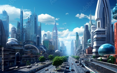 New York City in 2050  Futuristic and Renowned