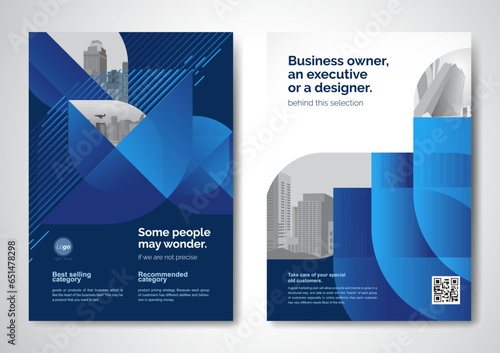 Template vector design for Brochure, AnnualReport, Magazine, Poster, Corporate Presentation, Portfolio, Flyer, infographic, layout modern with color size A4, Front and back, Easy to use.