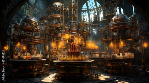 Steampunk Laboratory: Mad Scientists and Mechanical Wonders