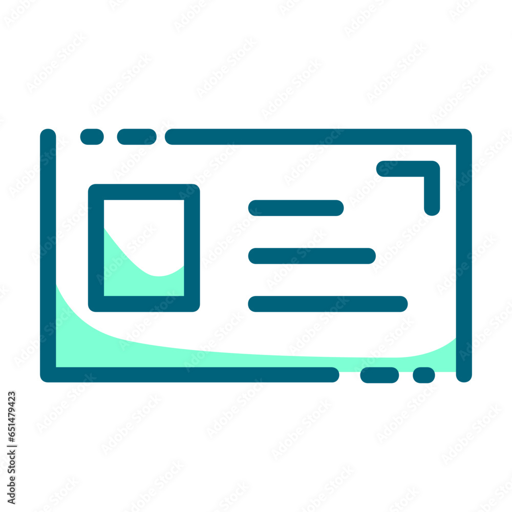business ID card e commerce two tones icon logo
business ID card e commerce two tones icon logo