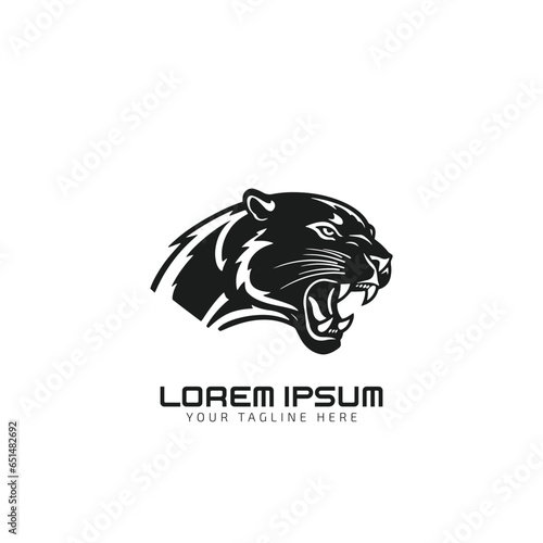 panther vector logo icon design template