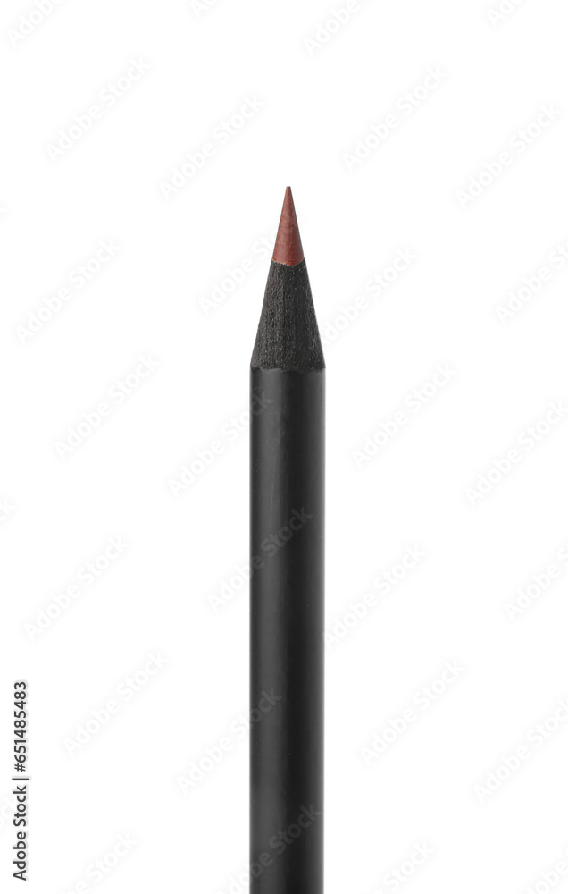 Brown pencil isolated on white background Brown pencil isolated on white background