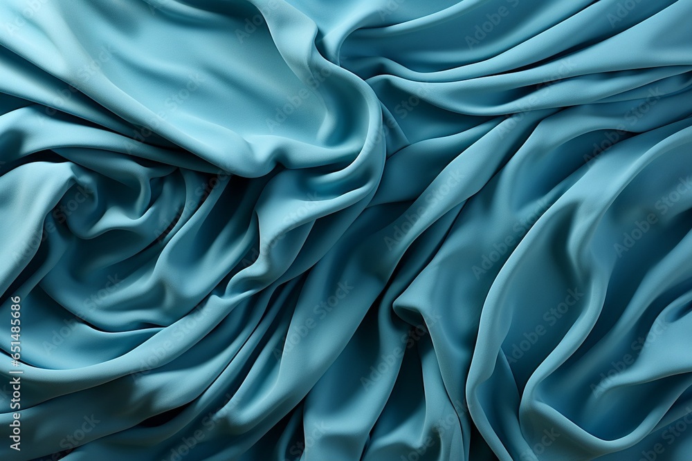 Obraz premium Abstract art background navy blue colors. Watercolor painting on canvas with turquoise pattern of sea waves. Fragment of artwork on paper with wavy line and gradient. : Generative AI