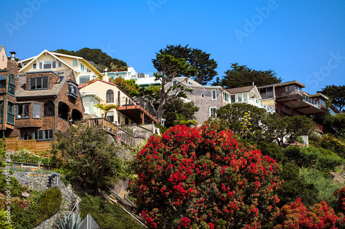 Sausalito, just after the Golden Gate!