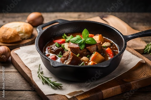 stew with vegetables generated by AI