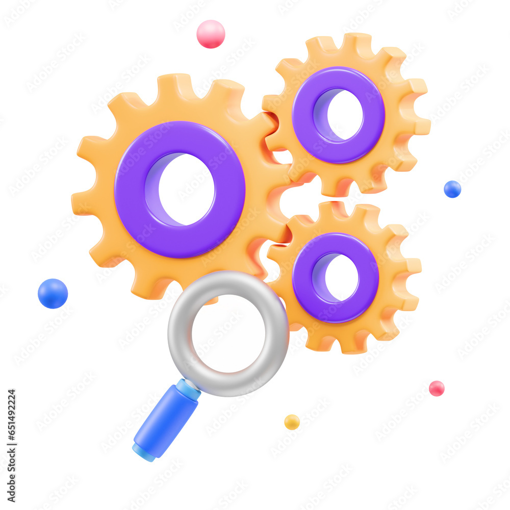 Web optimization 3d illustration Web optimization 3d illustration