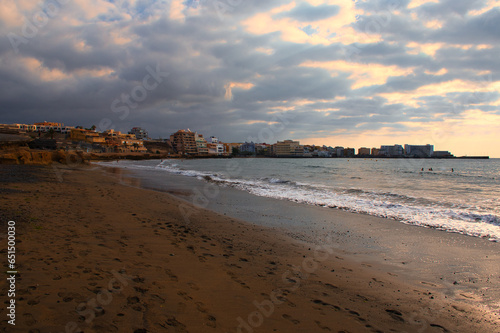 Sunrise Serenity: A New Day Dawns at El Medano Beach © jroberphotos