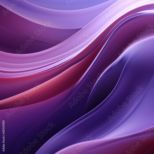 abstract blue purple violet background satin waves lines texture drapery fabric. AI Generation