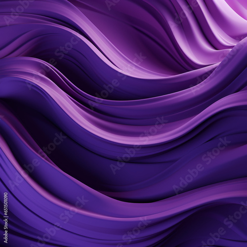 Wallpaper Mural abstract blue purple violet background satin waves lines texture drapery fabric. AI Generation Torontodigital.ca