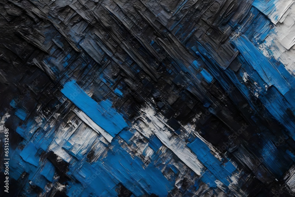 Abstract rough dark coloured art painting texture, with oil brushstroke, pallet knife paint on canvas - Generative AI Abstract rough dark coloured art painting texture, with oil brushstroke, pallet knife paint on canvas - Generative AI