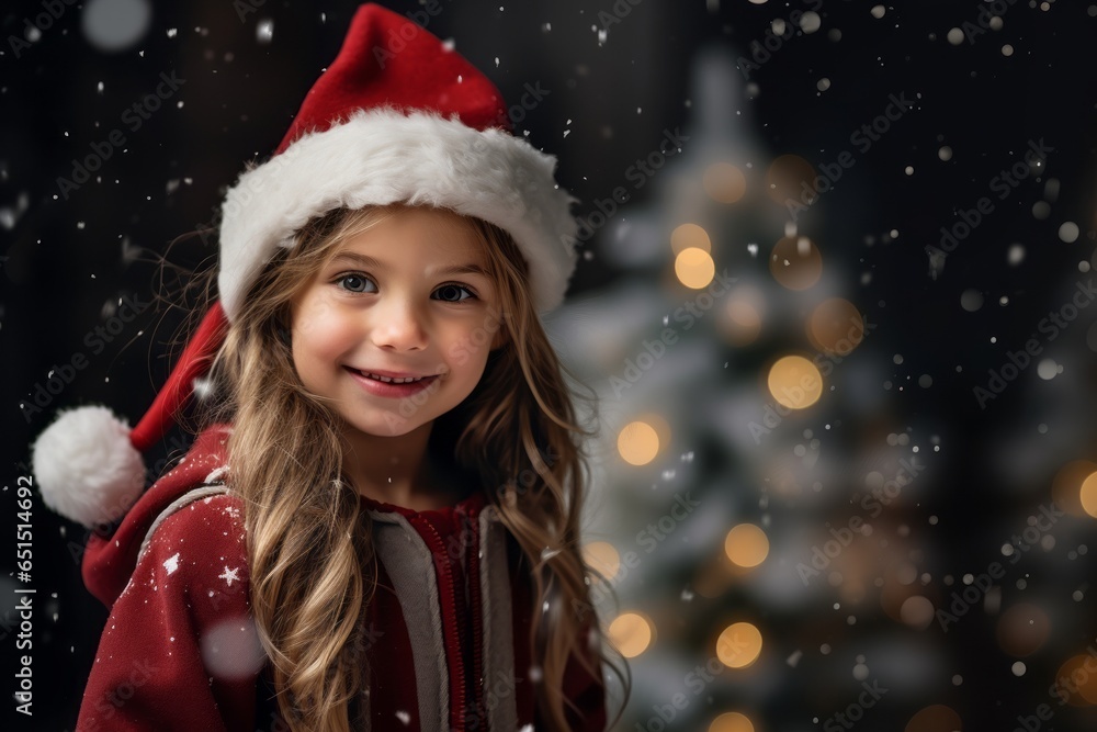 Portrait of Santa's little helper in an elf costume. Generative AI Portrait of Santa's little helper in an elf costume. Generative AI