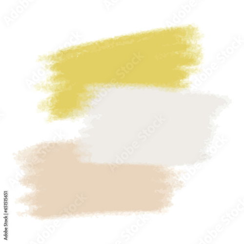Hand drawn label brush stroke backgrounds, crayon scribble vector for tags and stamps design. Painted label backgrounds patch. Color combinations catalog elements.