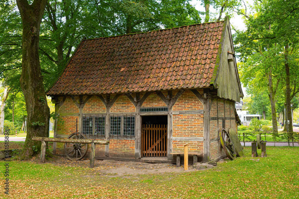 Freilichtmuseum im Kurpark Bad Zwischenahn, altes Haus