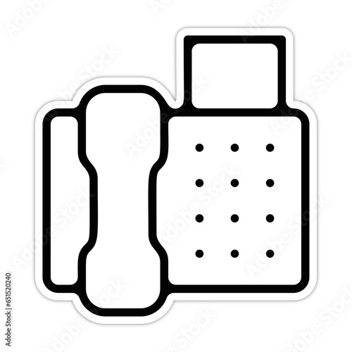 picto logo icones et symbole standard telephone accueil epais relief