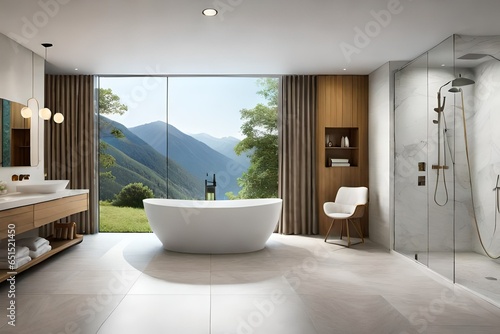 modern bathroom interior