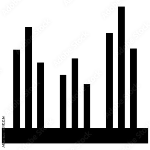 Business chart icon symbol image vector. Illustration of the diagram graphic statistics design image