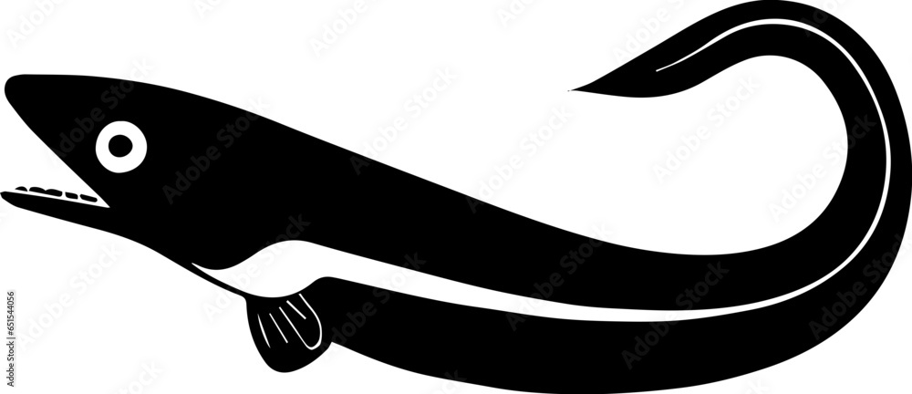 Obraz premium Eel catfish icon 3