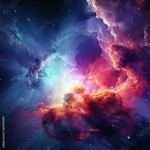 space, nebula, galaxy, star, supernova, universe, astronomy, cosmos, light, deep space, cloud, night, heaven, big bang, ganerative AI