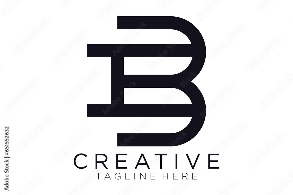 Abstract letter B logo design. icons for business of luxury, elegant, simple Abstract letter B logo design. icons for business of luxury, elegant, simple