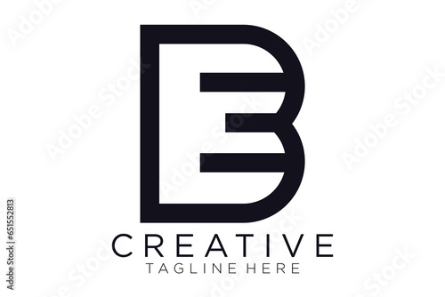 Abstract letter B logo design. icons for business of luxury, elegant, simple