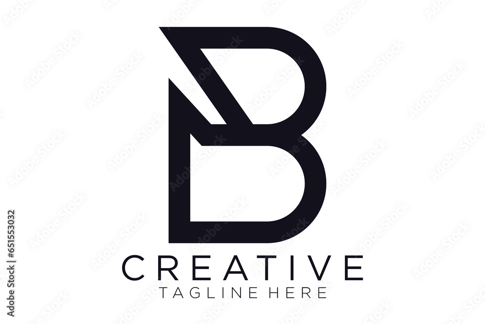 letter B logo vector design, icon, minimalist, modern logo simple letter B logo vector design, icon, minimalist, modern logo simple