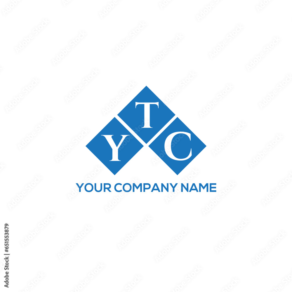 YTC letter logo design on white background. YTC creative initials letter logo concept. YTC letter design. YTC letter logo design on white background. YTC creative initials letter logo concept. YTC letter design.