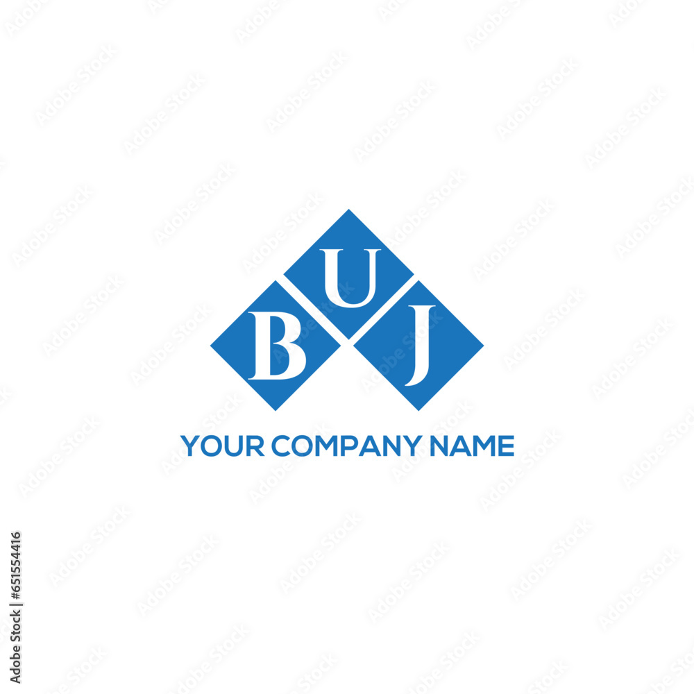 BUJ letter logo design on white background. BUJ creative initials letter logo concept. BUJ letter design. BUJ letter logo design on white background. BUJ creative initials letter logo concept. BUJ letter design.